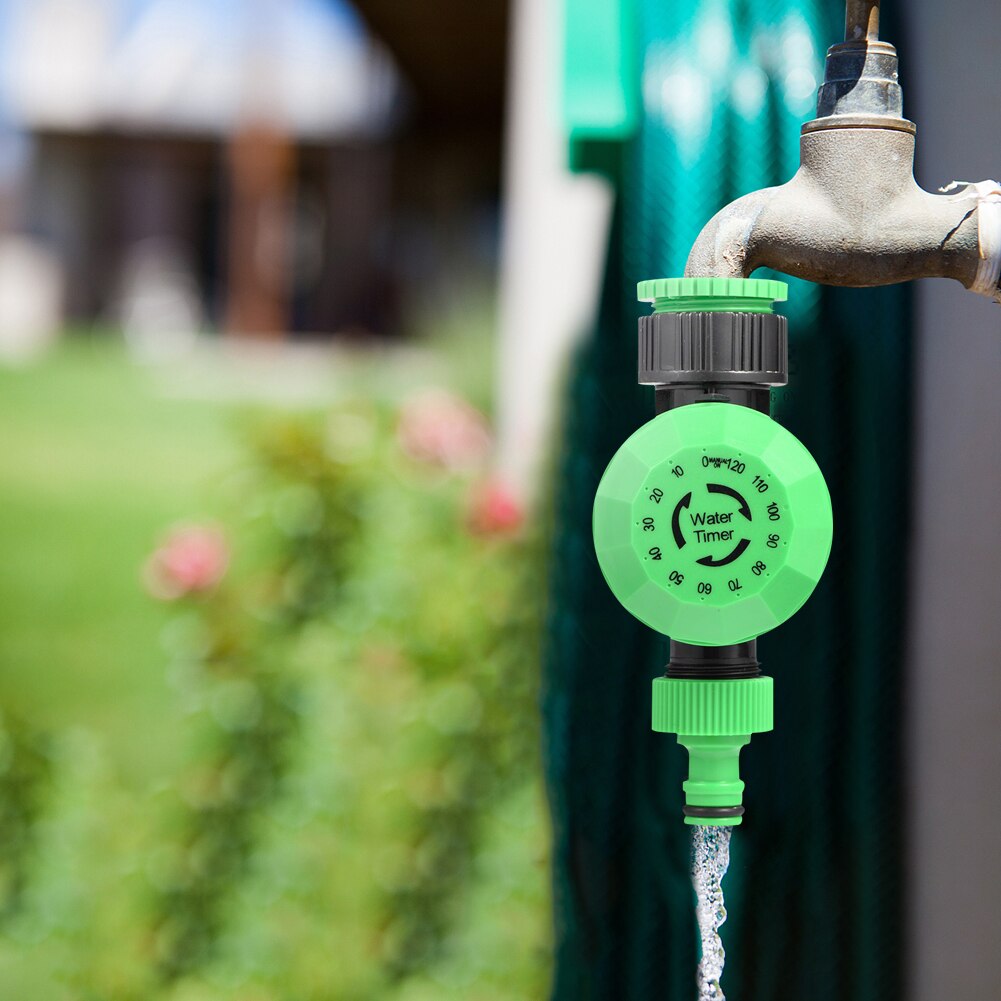 Automatisk dryp havevanding automatisk vandtimersknap vandingskontrolsystem til planter blomst hjemmehavevandingstimer