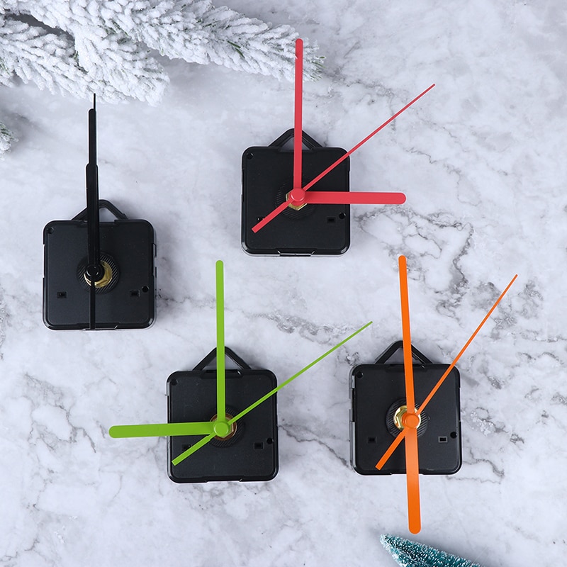 1 Set Stille Klok Kleurrijke Handen Quartz Wandklok Mechanisme Beweging Reparatie Vervangende Onderdelen Uurwerk Klok Onderdelen