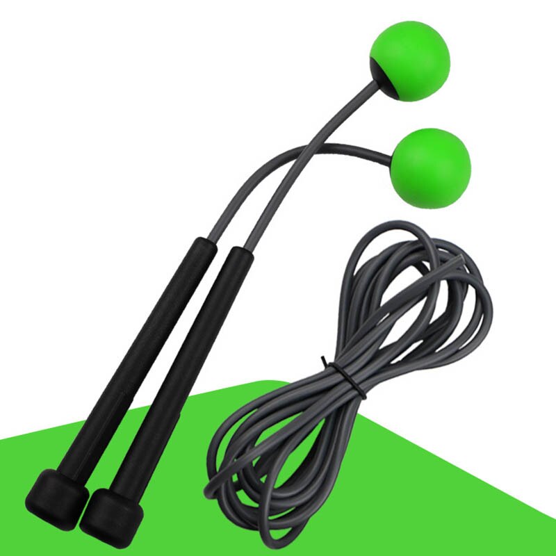 Mini Jump Ropes Dual-purpose Wireless Skipping Rope Workout Crossfit Fitness jumprope Speed Rope jumping rope for kids and Adult: EB-012 Green