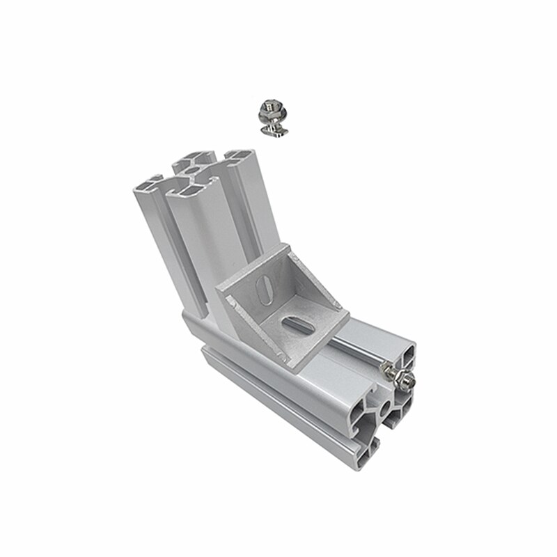 M5 m 6 m 8 koolstof roestvrij staal bout type t-moer bevestigingsschroef koppeling bout dag connector flens zeskantmoer voor aluminium profiel