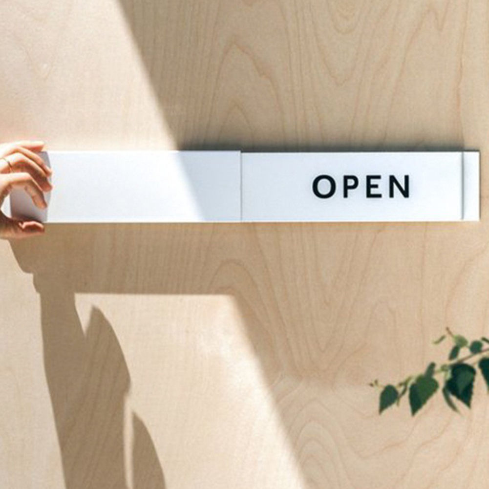 Panneau ouvert/fermé pour entrée de magasin, panneau d'affichage robuste et facile à lire pour magasin