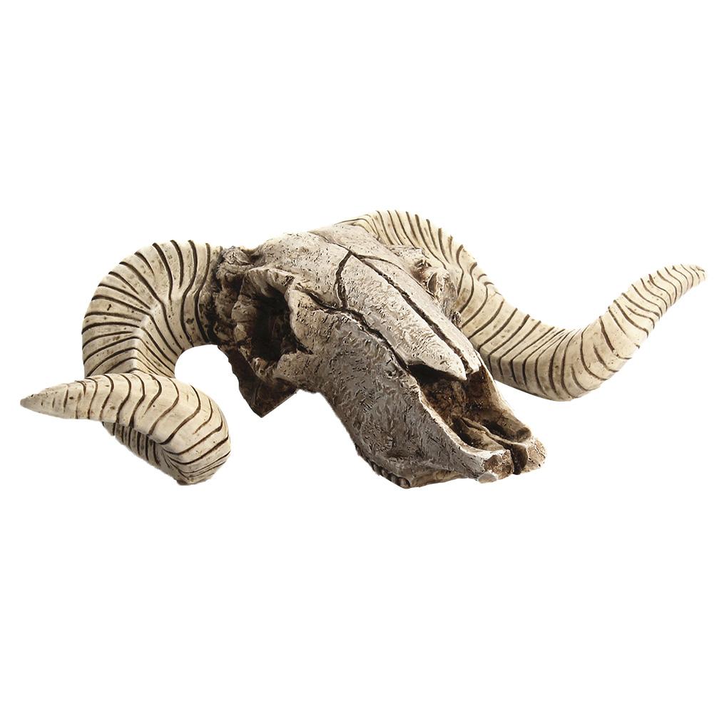 Ged horn kranium væg hængende dyr hoved skulptur stue hængende ornamenter retro harpiks håndværk