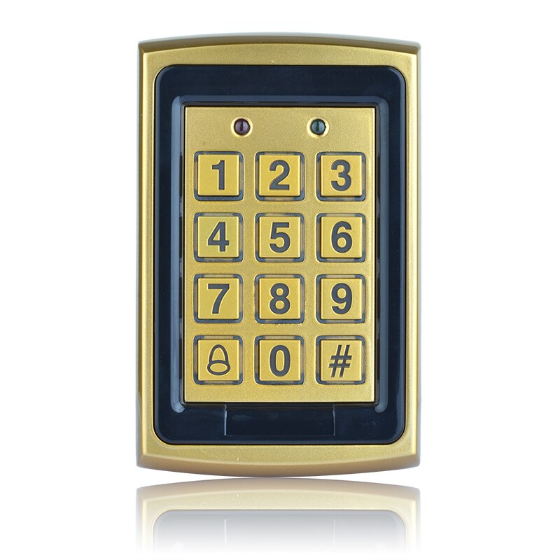 Password keypad lock RFID card Metal Access Control Keypad Waterproof Outdoor Door Opener Electronic Lock System