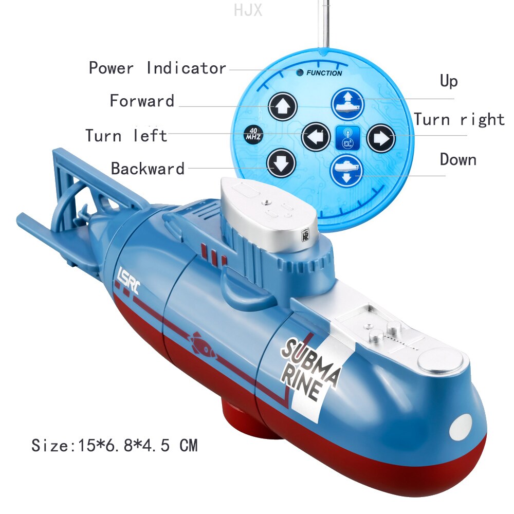 Afstandsbediening Submarine Fish Tank Aquarium Speelgoed Voor Kids Kinderen Rc Boot Onder Water Speelgoed Jongen Elektrische Meisje 6 8 Jaar Oud