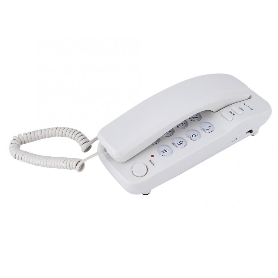 Hemtelefon mini telefon väggfäste fast telefon anknytning ingen nummerpresentation hemtelefon för hem hotell kontor familj telefono