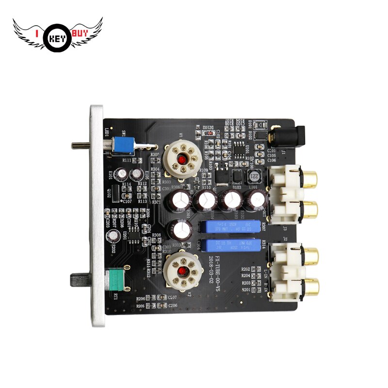 DC12V TUBE03 Fever Bile Preamp 6J1/6K4 Tube HIFI Tube Amplifier