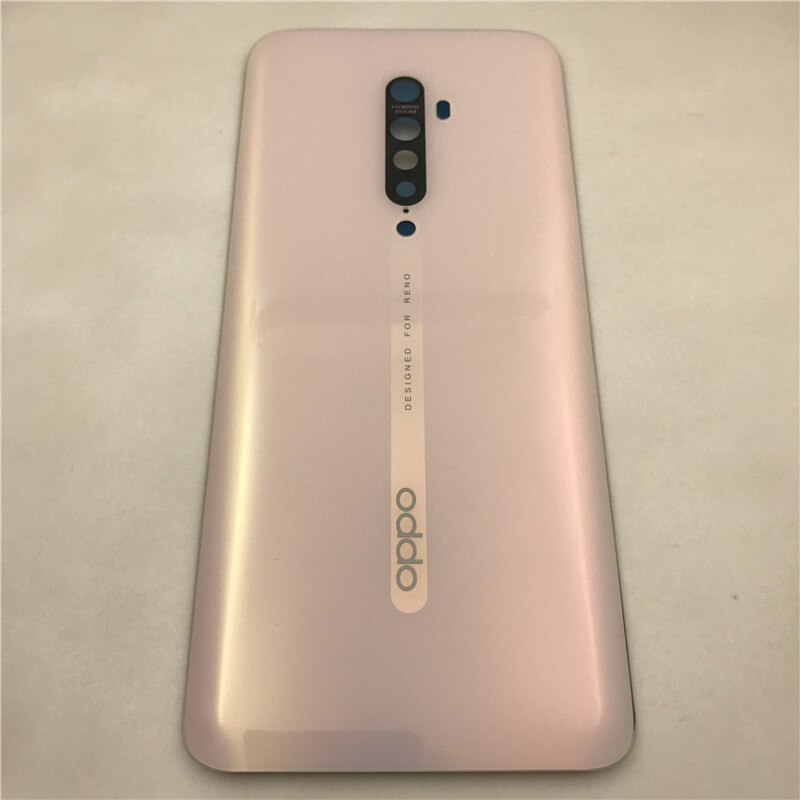 Neue Für Oppo Reno Z / Reno 2 / Reno 2Z Reno2 Z F Zurück Batterie Abdeckung Tür Gehäuse fall hinten Glas Reparatur teile: Reno 2 Pink