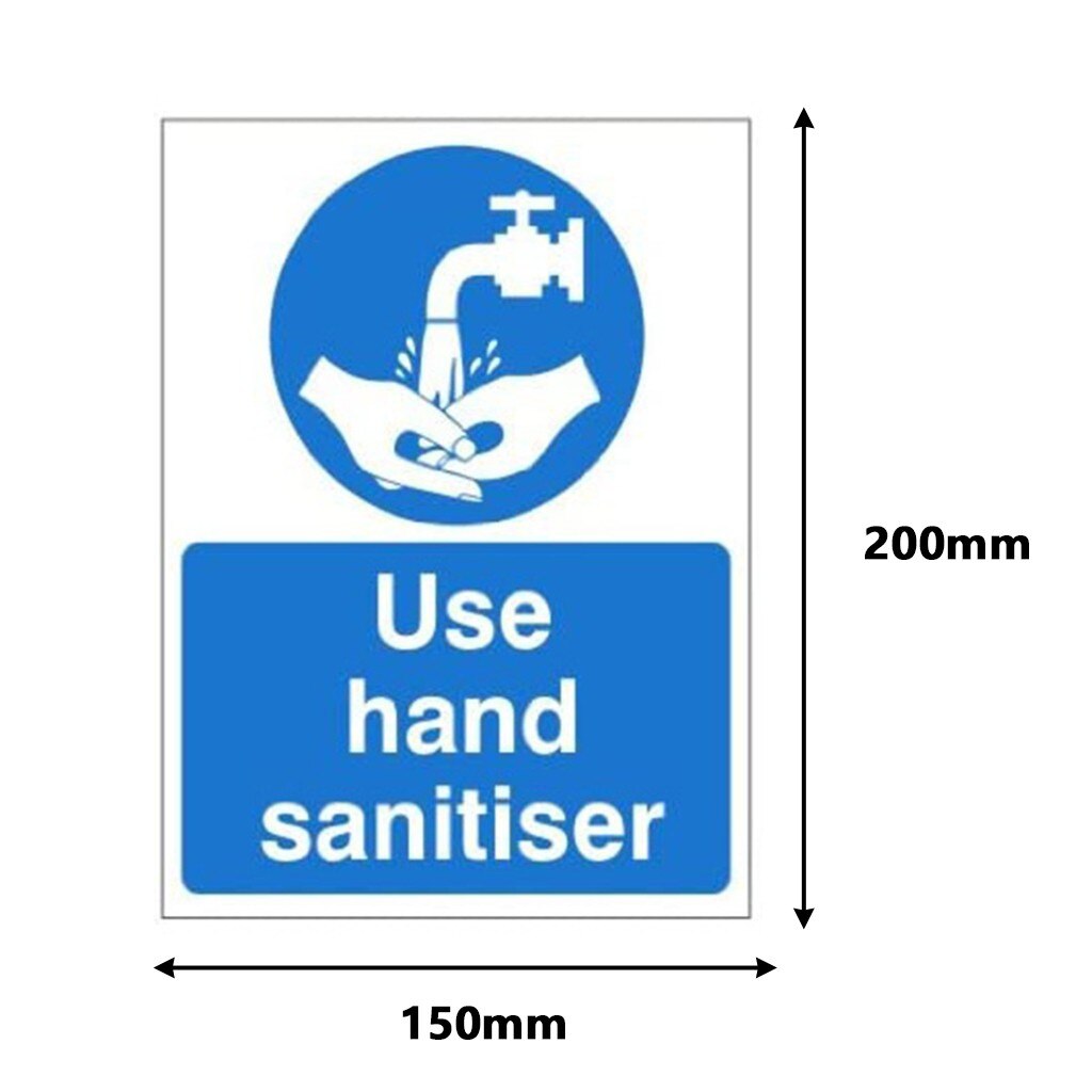 WARNING Now wash your hands Signs Home Bar Pub Decorative Plates Warning Sign Wall Stickers 150mmx200mm Notice Sticker#0520y30: D