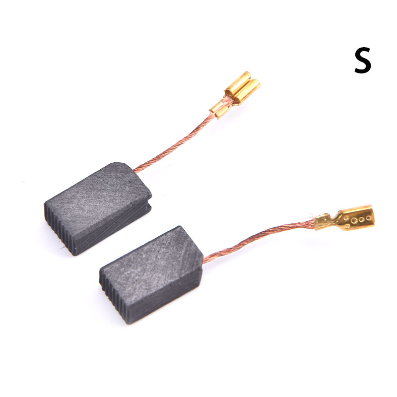 2Pcs/pack Angle Grinder Carbon Brushes 13x9x6mm for 100mm Angle Grinder Replacement: Red