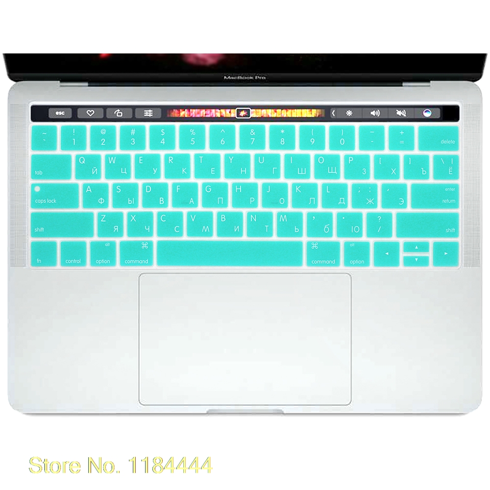 Russian for Apple MacBook Pro with Touch Bar 13" 15" A1706 A1707 A1989 A1990 A2159 Silicone Keyboard Cover Skin