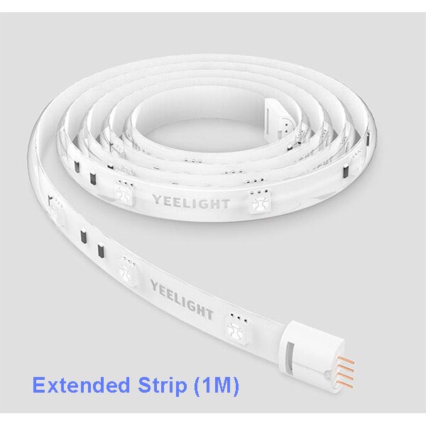 Yeelight Intelligente Luce di Striscia PIÙ 1m Allungabile portato RGB Luci di Striscia di colore di Lavoro Alexa Google Assistente di Automazione Casa intelligente: 1m extension strip