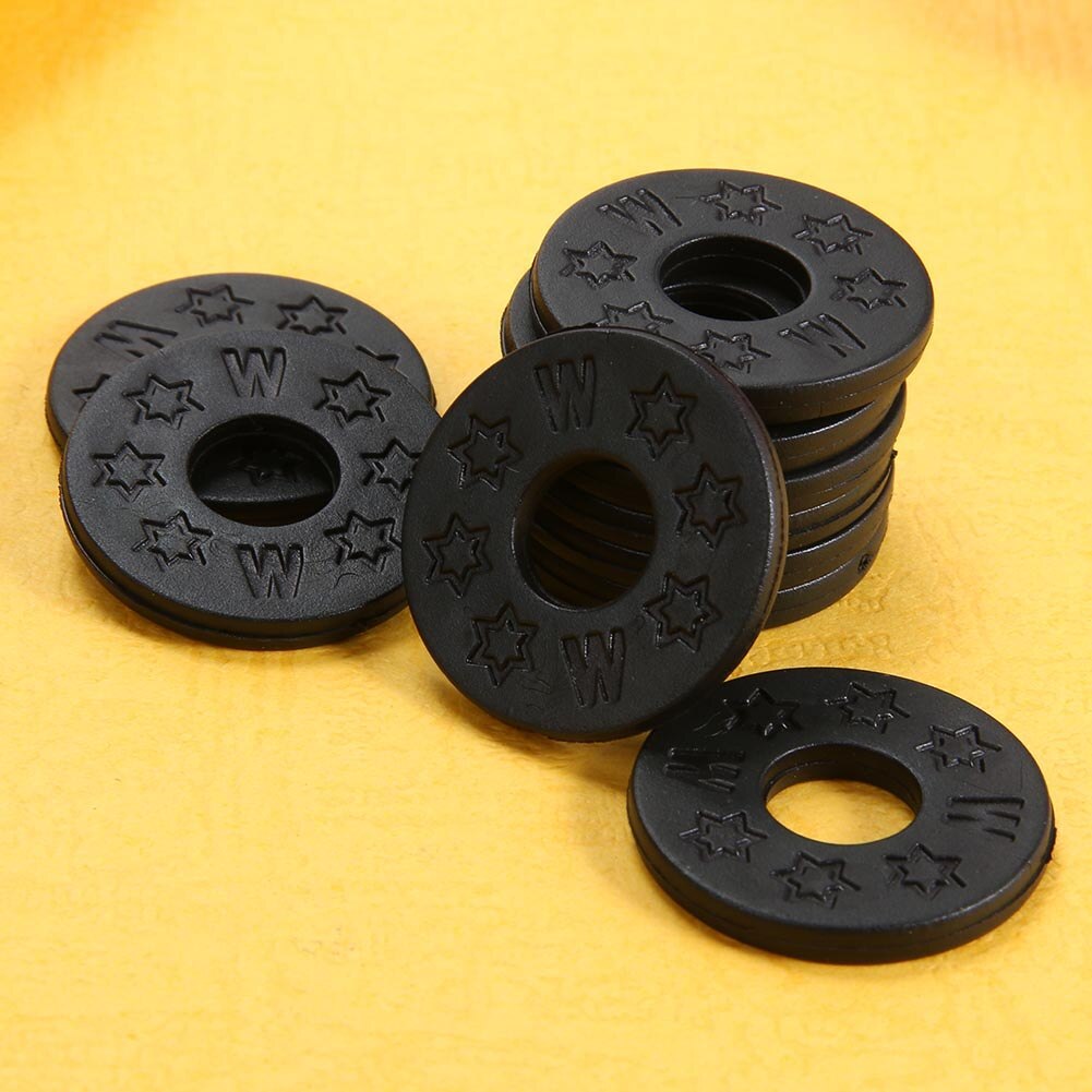 10pcs Rubber Guitar Strap Locks Blocks Acoustic Electric Guitar Bass Guitar Strap Lock Musical instrument Accessory