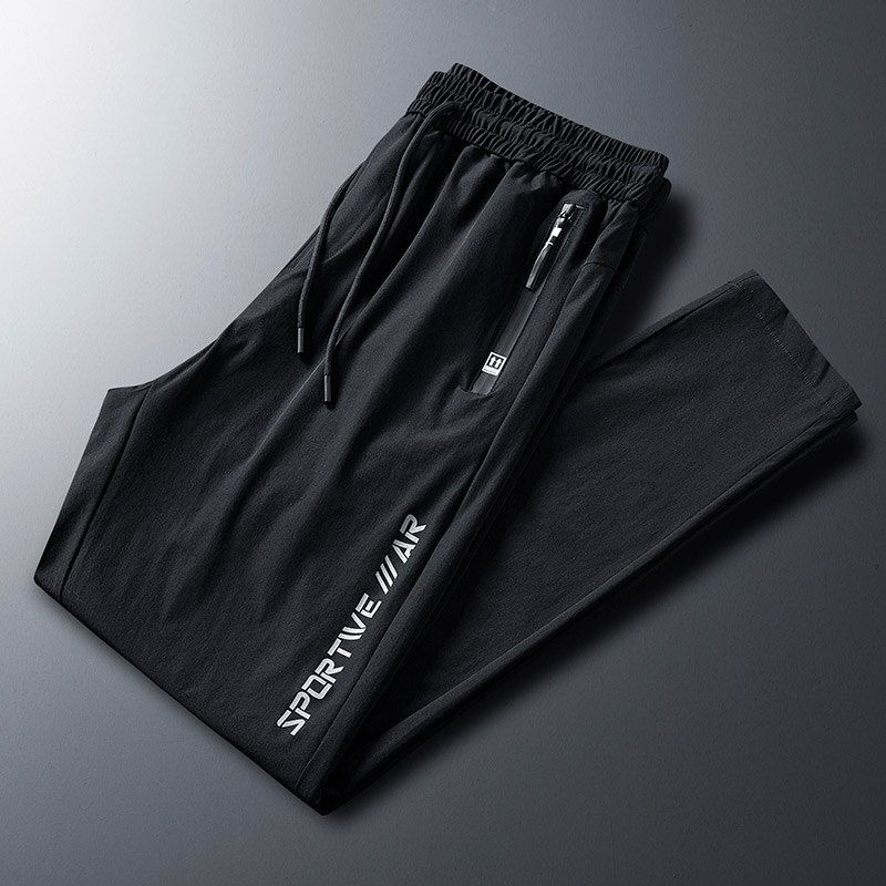 Men's Muscle Fitness Casual Sports Pants Breathable Lightweight Running Trousers Eye-Catching Outdoor Small Footwear Trend Summer main image 1
