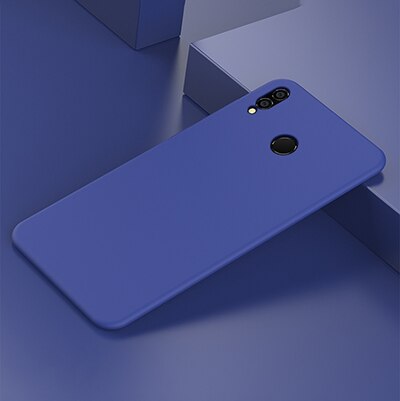 FCOWB für huawei P Clever fallen Anti-klopfen Offizielle flüssigkeit silikon telefon fallen für huawei ehre 10 lite P Clever Z abdeckung: Pro P Clever 2019 / Marineblau