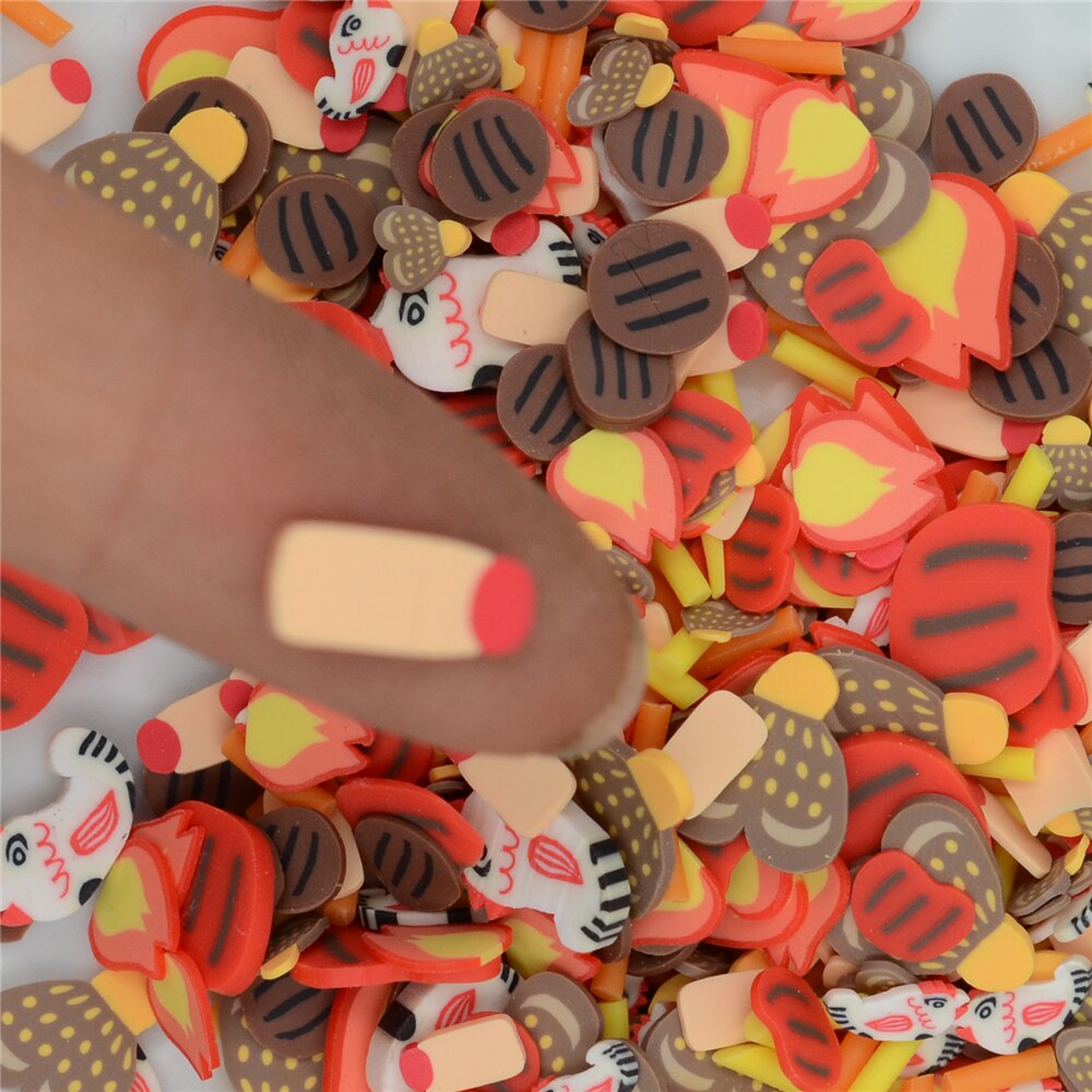 Plastilina de colores para niños, arcilla polimérica educativa de 20 g/lote con mezcla de aspersores, para la fabricación de artesanías