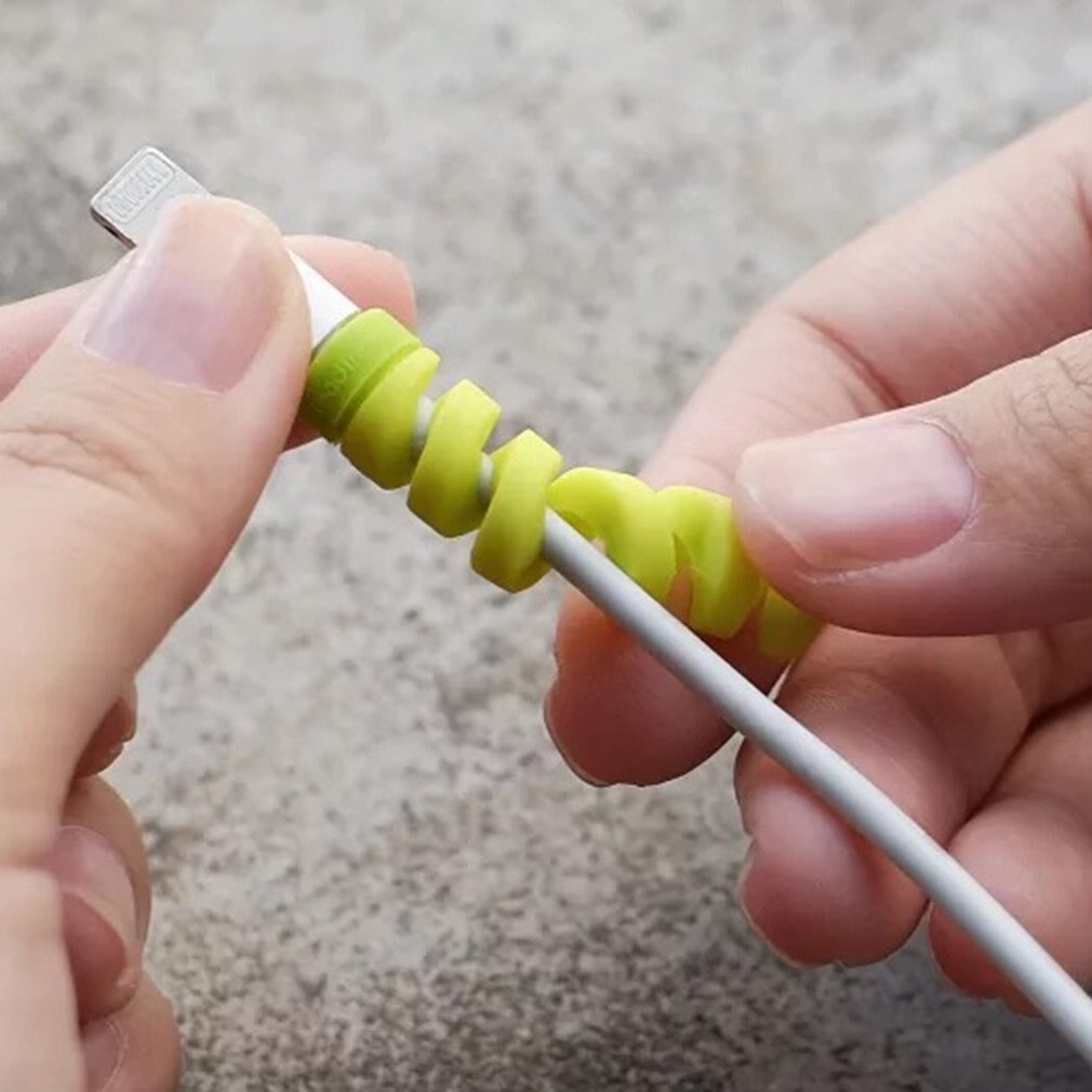 1pc Charging Cable Protector For Phones Cable Saver Cover Management For Apple iPhone USB Charger Cable Cord Protective Sleeve