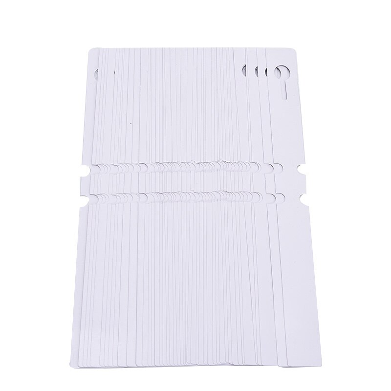 100 Uds. Etiquetas para plantas, etiquetas para jardín, etiquetas para vivero, marcadores colgantes para árboles, plantas de plantones, árboles frutales, carteles, tarjeta inmediata, herramienta de: Blanco