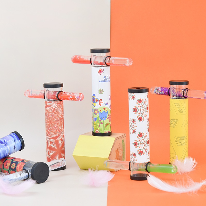 Variety of cartoon small fresh acrylic quicksand kaleidoscope educational toys