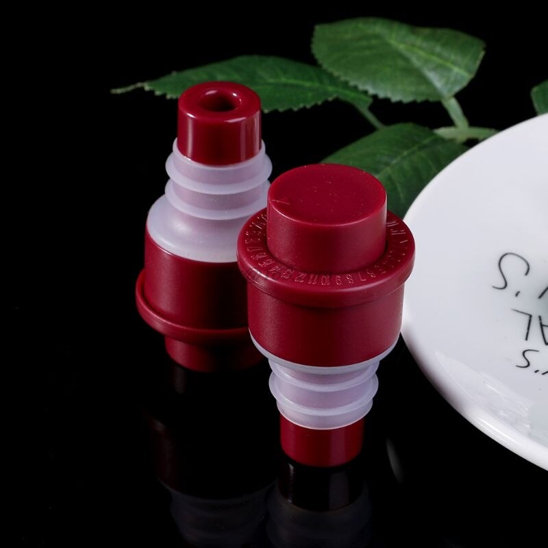 Vacuum Sealed Champagne Red Wine Bottle Stopper Plug Cap Preserver Home Bar Tool Grandado