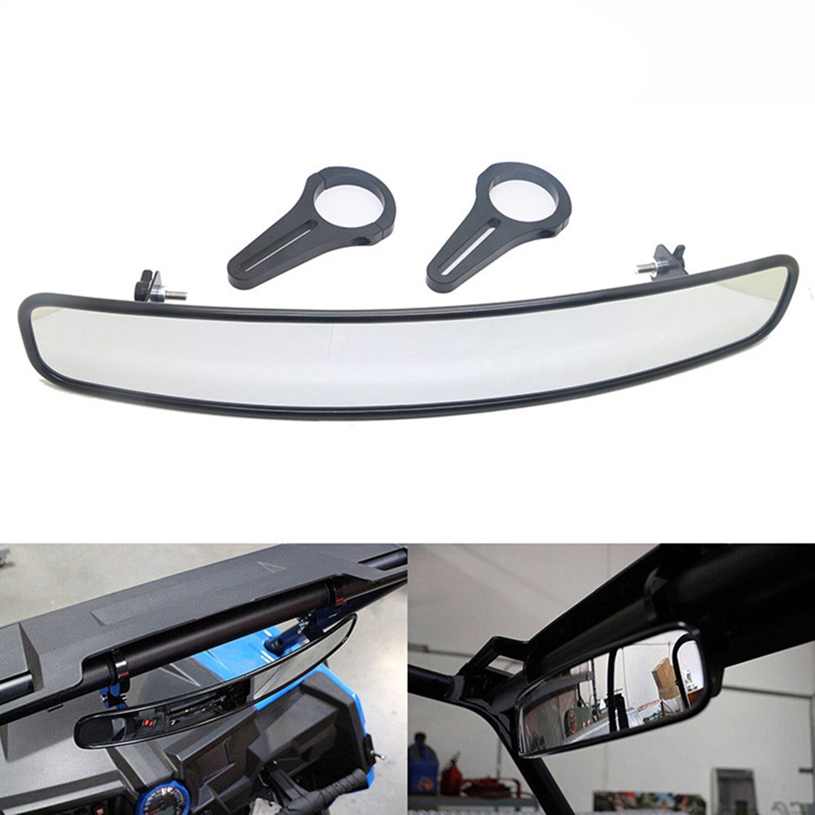 Rear View Mirror UTV Mirror with 1.75" Clamps Compatible with Polaris ALL RZR Turbo PRO XP for Arctic Cat Wildcat X 1000 Sport