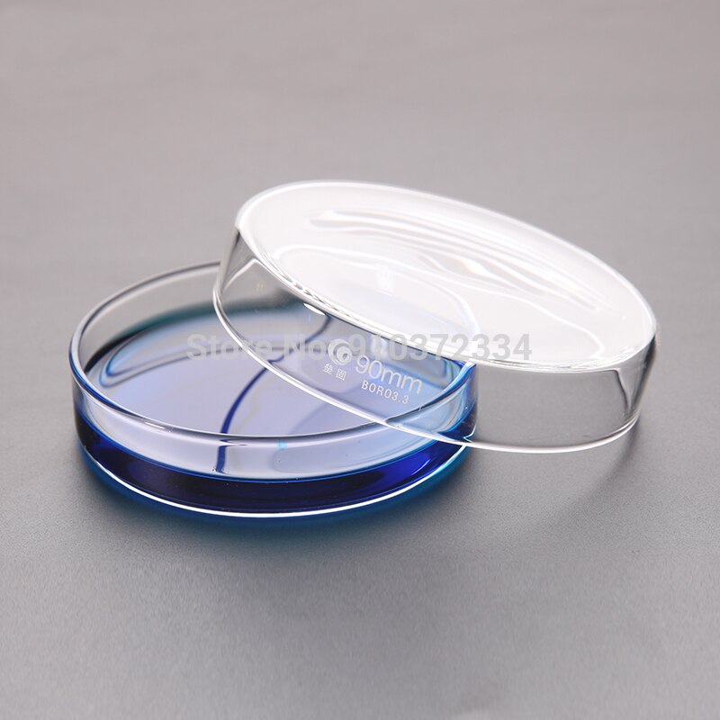 3Pcs Dia 90Mm Borosilicaatglas Petri Cultuur Schotel Gebruikt Voor De Cultuur Van Bacteriën, cellen En Melkzuurbacteriën In Lab