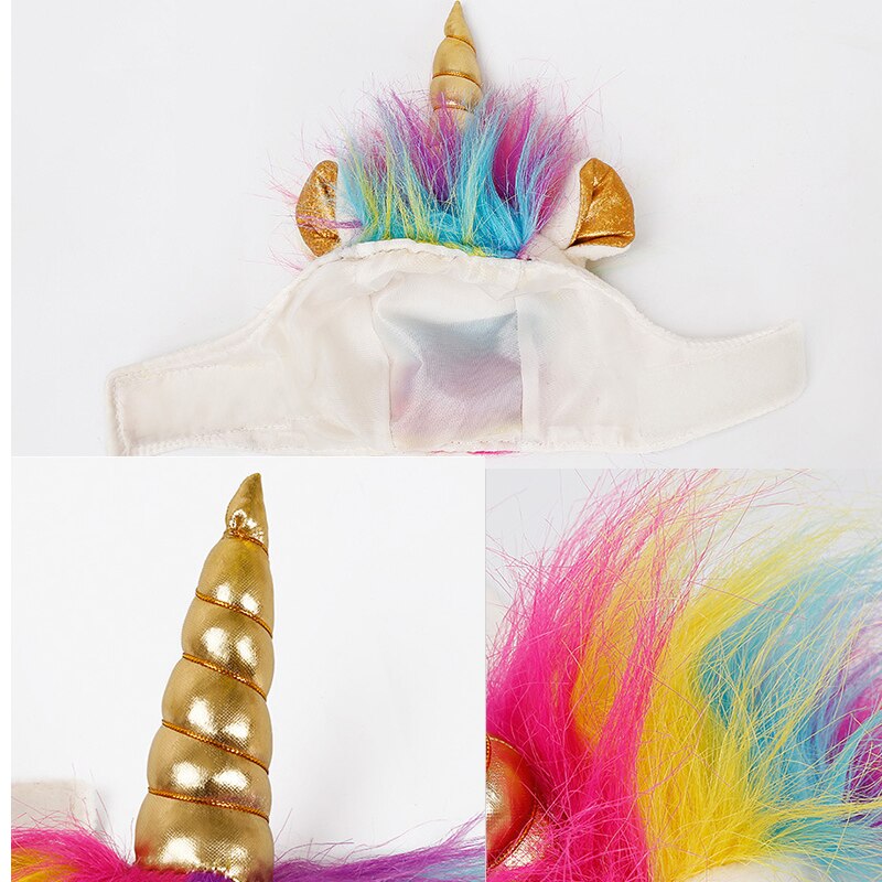 Lemmikkikissa yksisarvinen päähineet hattu halloween cosplay kissa koira lemmikki asusteet kissanpentu pentu lippalakki lemmikki juhla syntymäpäivä