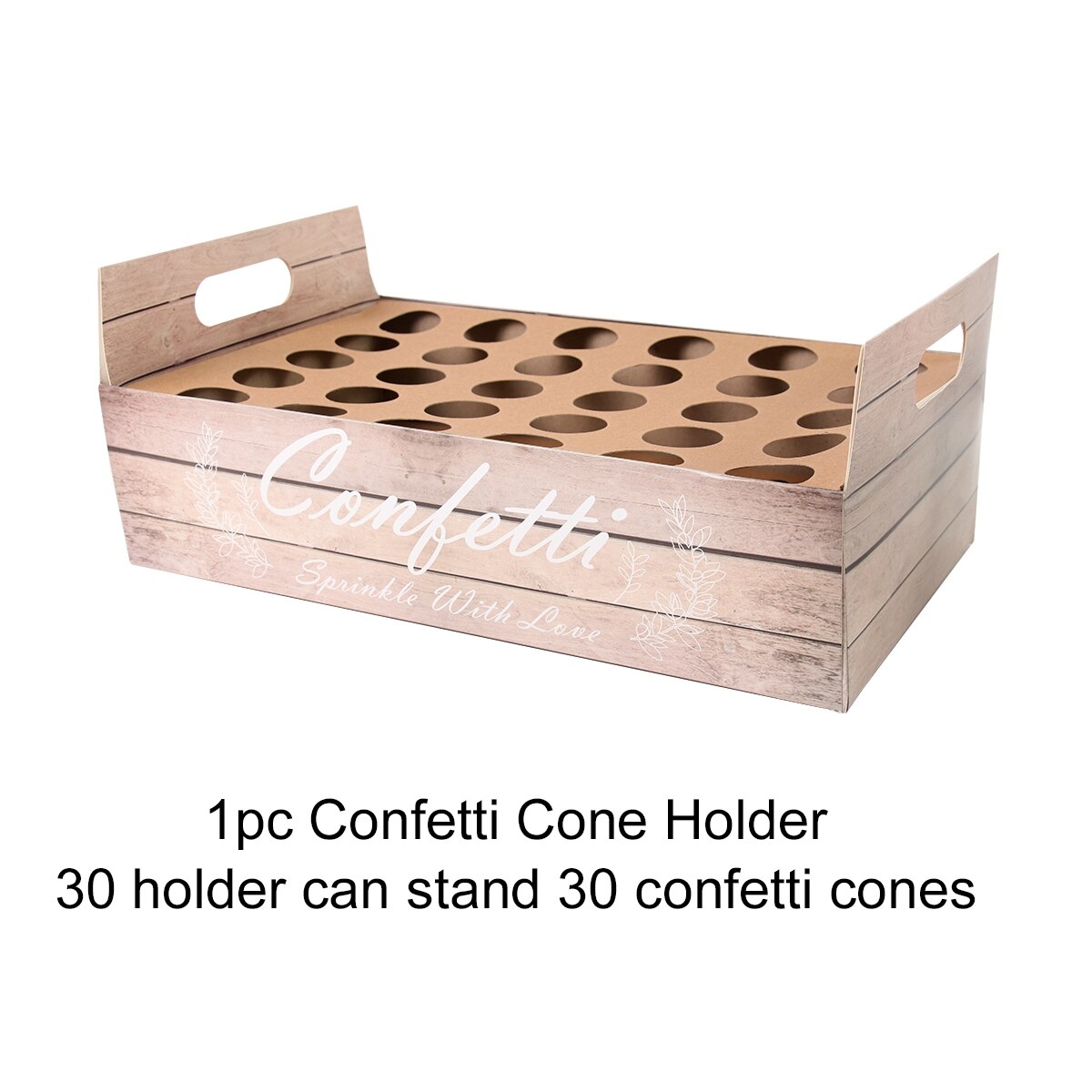 Kraft Paper Wedding confetti cones holder support For Wedding Cones Wedding Decoration Confetti Tray Cone Wedding Paper Cones: Olive