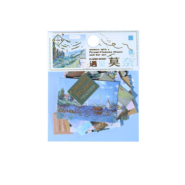 Mr.Paper 12 Designs Art Photo Series Sticker DIY Original Album Diary Decoration Collage Material Sticker: G