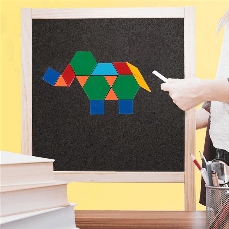 52/57/72pcs Letter Digital Geometric Model Magnet Sheets Magnetic Teaching Tool Adsorption Math Class Demonstration Tool