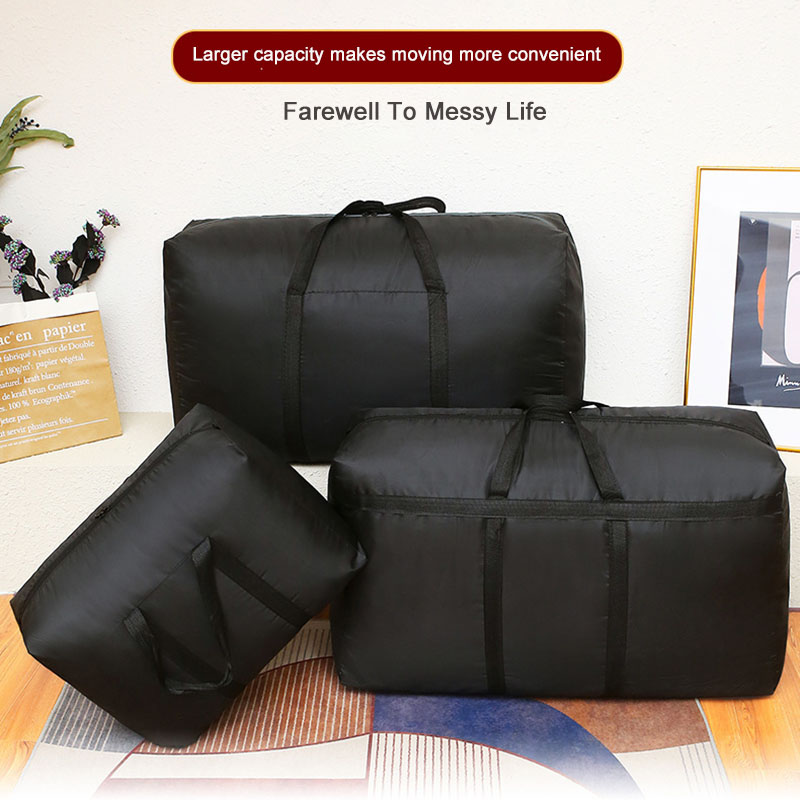 reistas met supergrote capaciteit, opvouwbare bagage-reistas, waterdichte polyester organizer, stoffen quilt-opbergtas