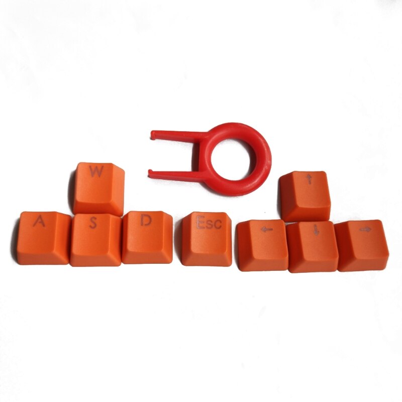 9 Keys PBT Backlit Keycaps WASD/ESC/Direction With Key Cap Puller For MX Switch Q1JC
