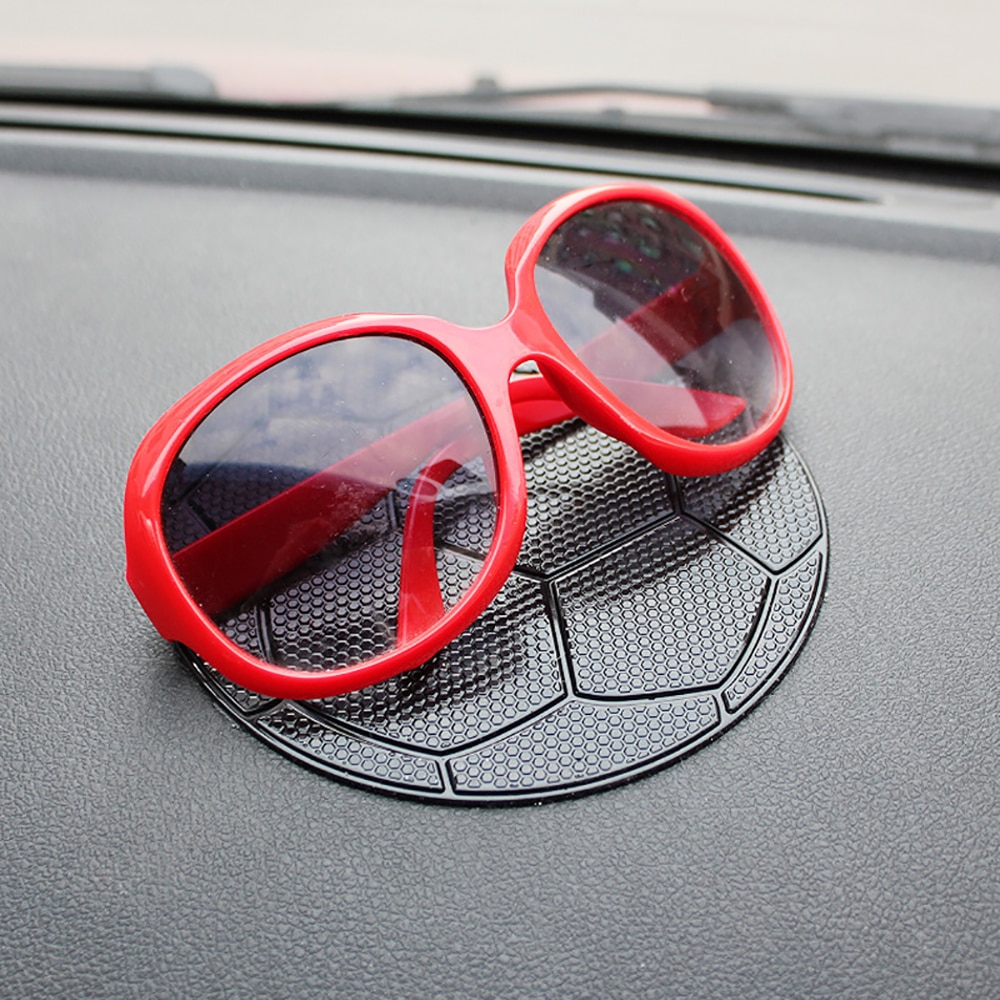 Car Dashboard Sticky Pad Phone Holder Silicone Football Anti-Slip Mat Automobiles Interior Non-slip Cushion For GPS Car Doll Key