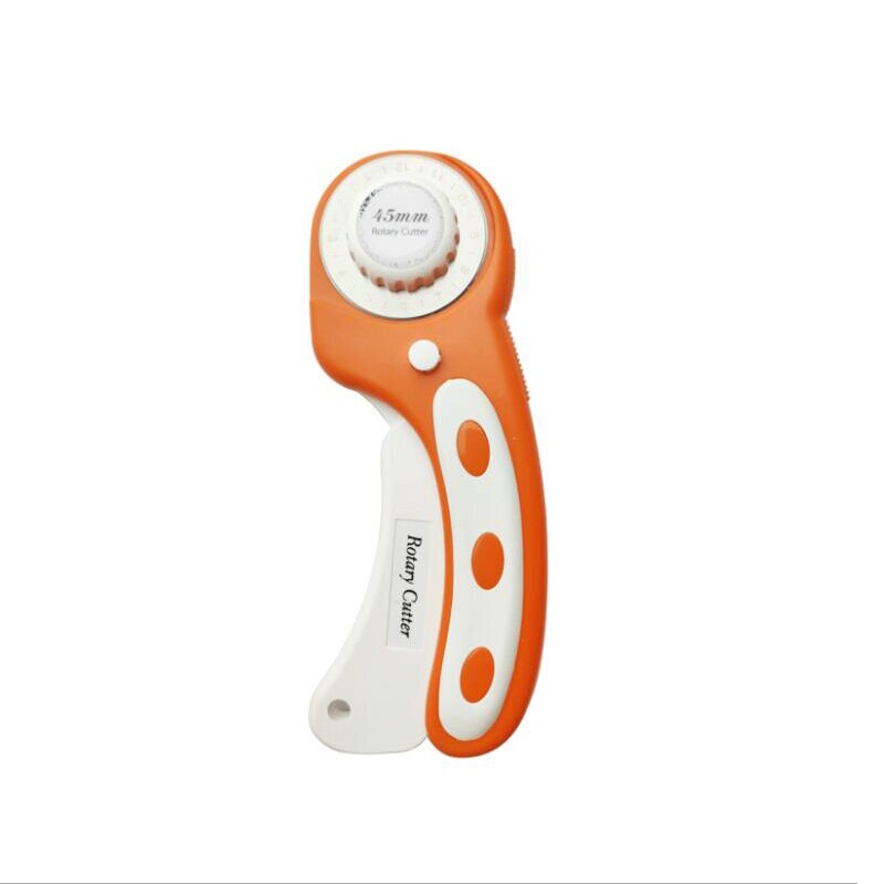 1 Pc DIY 45mm Rotary Cutter With Blade For Fabric, Leather, Paper, Felt Circular Cutting Patchwork Cutting Tools: orange