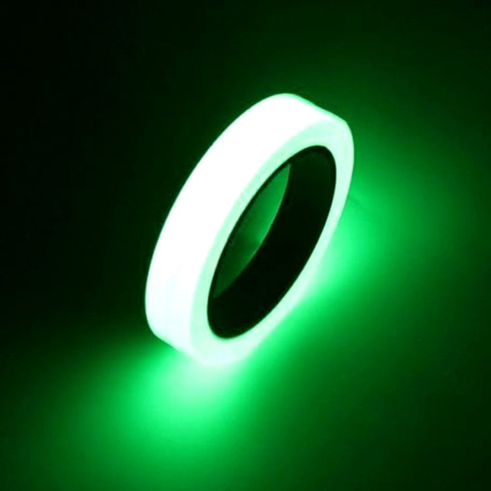 10M 10Mm Lichtgevende Tape Zelfklevend Waarschuwing Tape Nachtzicht Glow In Dark Veiligheid Veiligheid Thuis Decoratie tapes