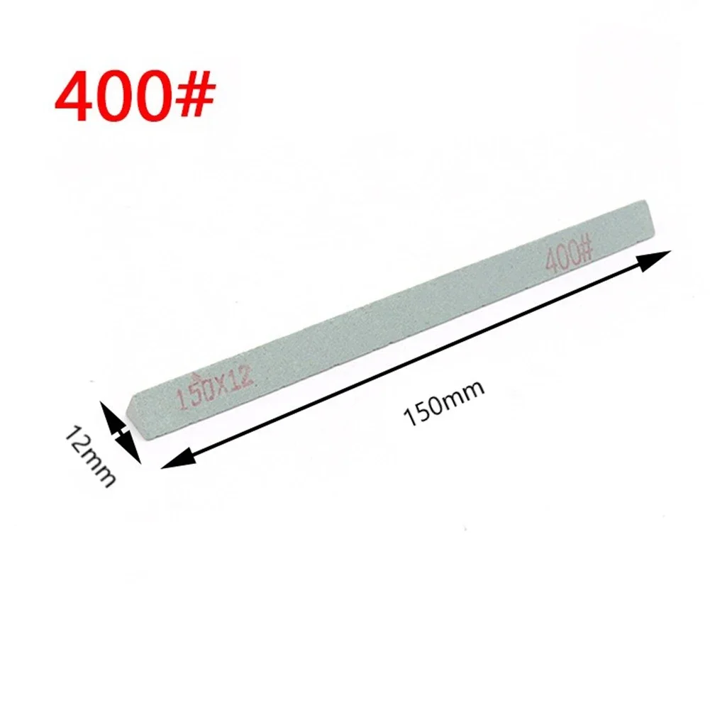 Jade-Schärfwerkzeug, grüner Siliziumkarbid-Sandstab, Siliziumkarbid-Sandstab, Schleifblock, rundes Dreieck, Körnung 240/320/400/600: Grey