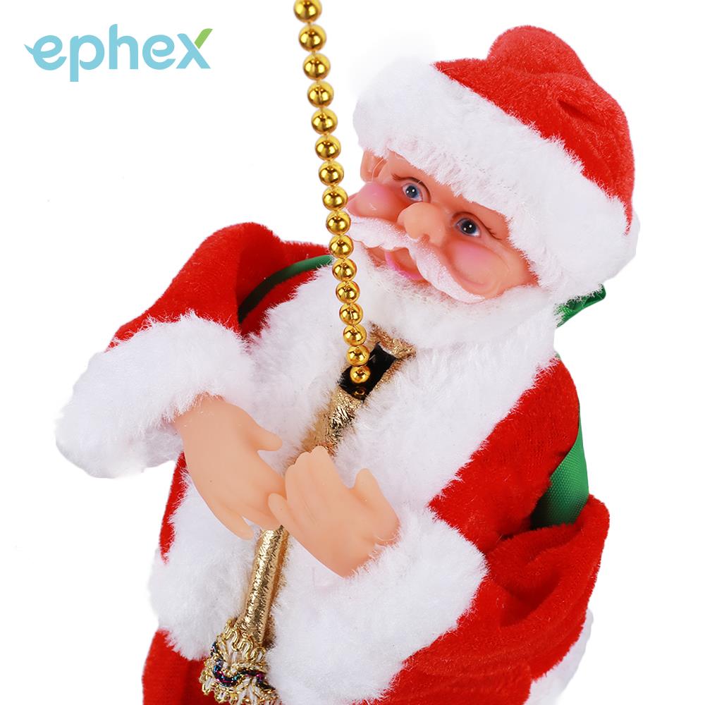 Feestelijke Kerst Pop Kerstman Pop Ornamenten Decoraties Decoratie Speelgoed Elektrische Pluche Elektrische Kerstman Thuis