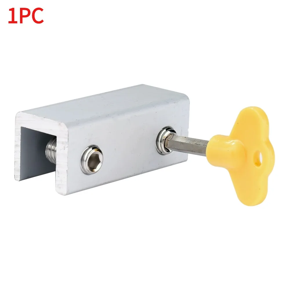 1-10 Stuks Verstelbare Raamvergrendeling Stopper Veiligheidssloten Restrictor Voor Baby Kids Non-Punch Schuifdeur Raam Limiet Hardware: Black