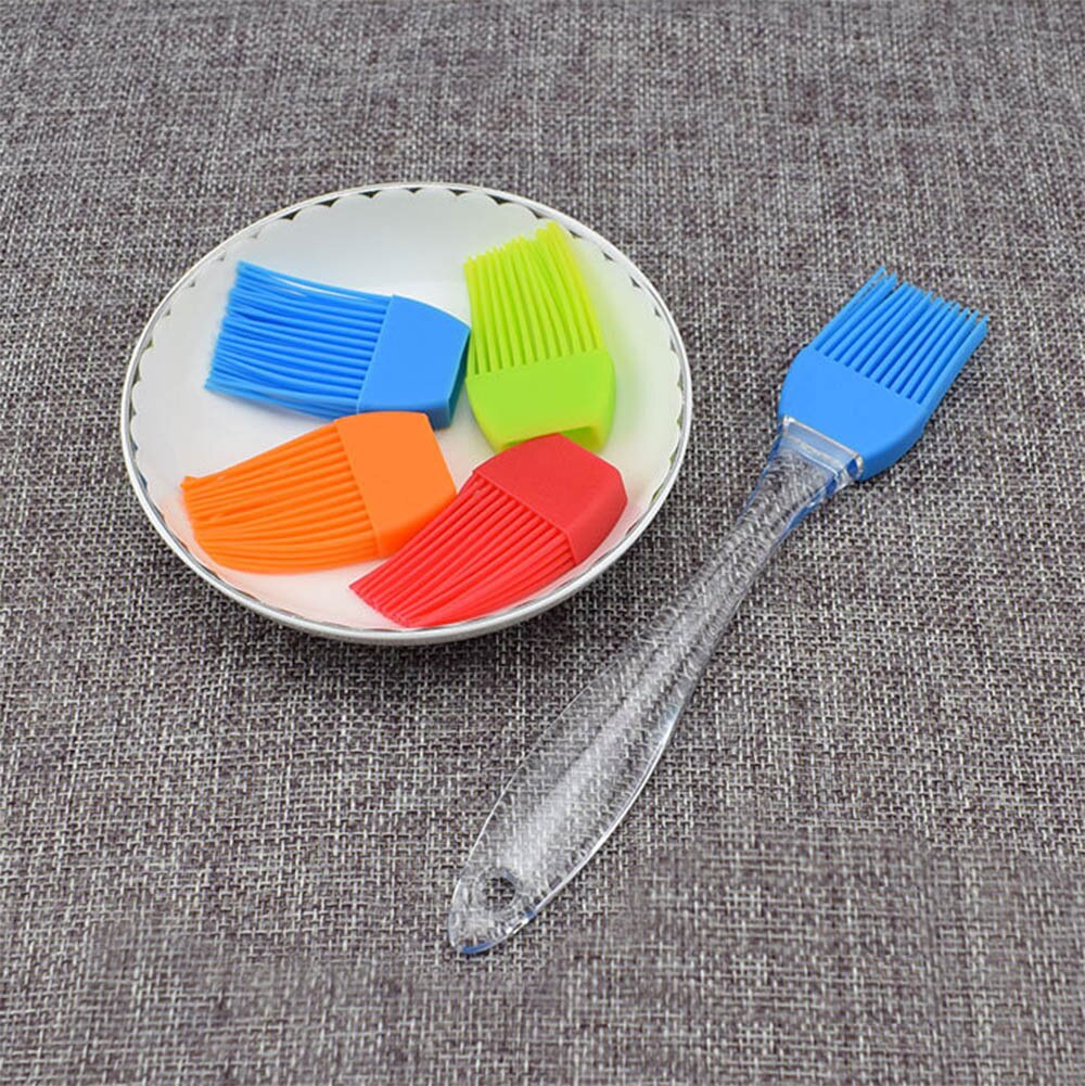 Pincel de silicona para hornear pan de gran , pinceles para hornear barbacoa con mango transparente, herramientas de cocina, suministros de cocina d4