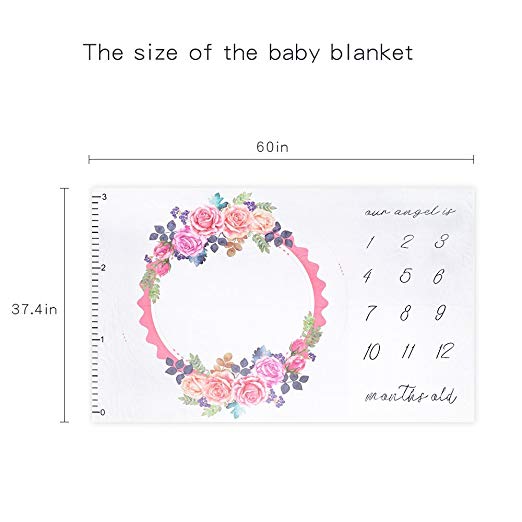 Citgeett Fotografie Pasgeboren Baby Deken Maandelijkse Bloemen Nummers Foto Prop Accessoires: YELLOW