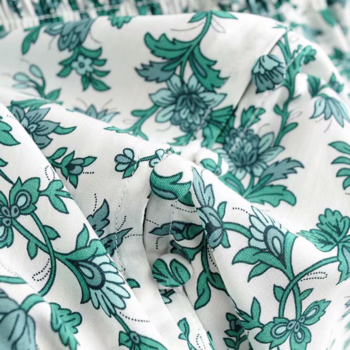 Bloemen Gedrukt Hippie Maxi Jurk Korte Mouwen V-hals Vintage Vestidos Zomer Beach Boho Casual Kleding lange Vrouwen Jurken