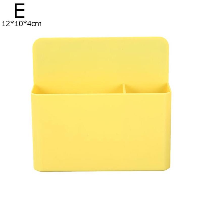 1pc Magnetic Storage Box Whiteboard Marker Pen Holder Storage Box Refrigerator Container Magnet Plastic Office School Supplies: E