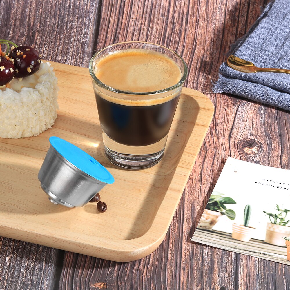 Herbruikbare Koffie Capsule Voor Dolce Gusto Koffie Machine Rvs Milieuvriendelijke Food Grade Navulbare Filter