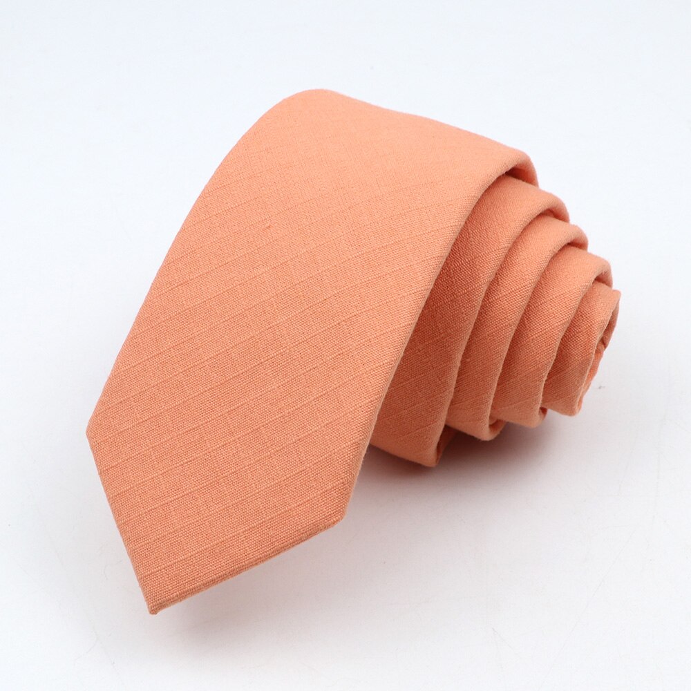 Ties for Men Cotton Linen Narrow Tie Skinny Cravat Neckties Men Party Skinny Tie Casual Neck Ties Neckwear Accessoried