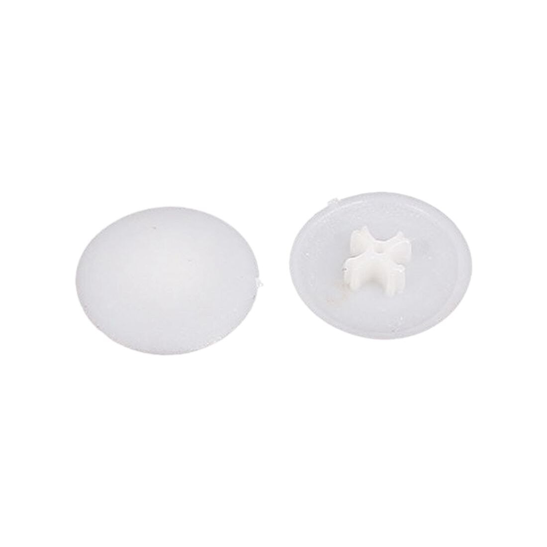 ! skruer plastdeksel etui 17mm x 6.5mm 100 stk. hvite phillips skruehett