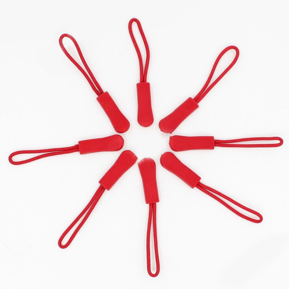 35 pcs Pull Cord Nylon Zipper Pull Cord Resin Pull Cord Pull Cord Nylon Pull Cord Zipper Head for Bag Garments