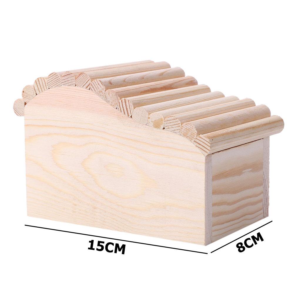 Wooden Hamster house Nest House Odorless Non Toxic Wooden Hut And Castle Small Animal Playground Chew Toy Cage for hamster