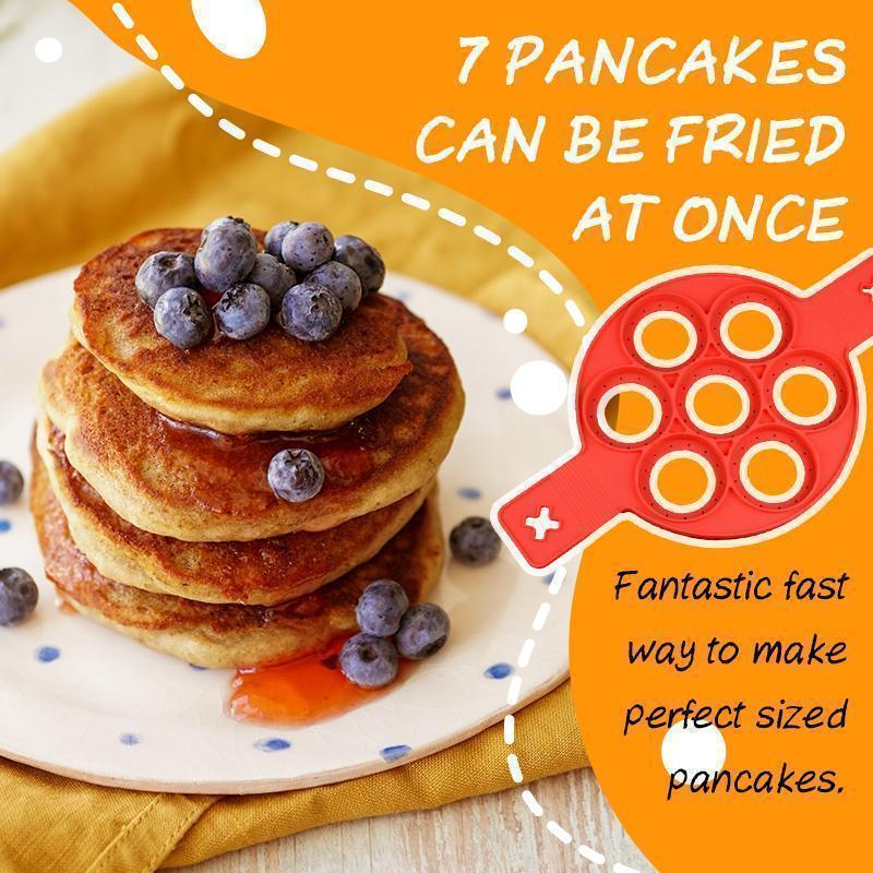 Nonstick Pancake Molds Ring Silicone Fried Egg Mould Reusable Pancake Maker Egg Ring Baking Omelet Mold Kitchen Cooking Tools