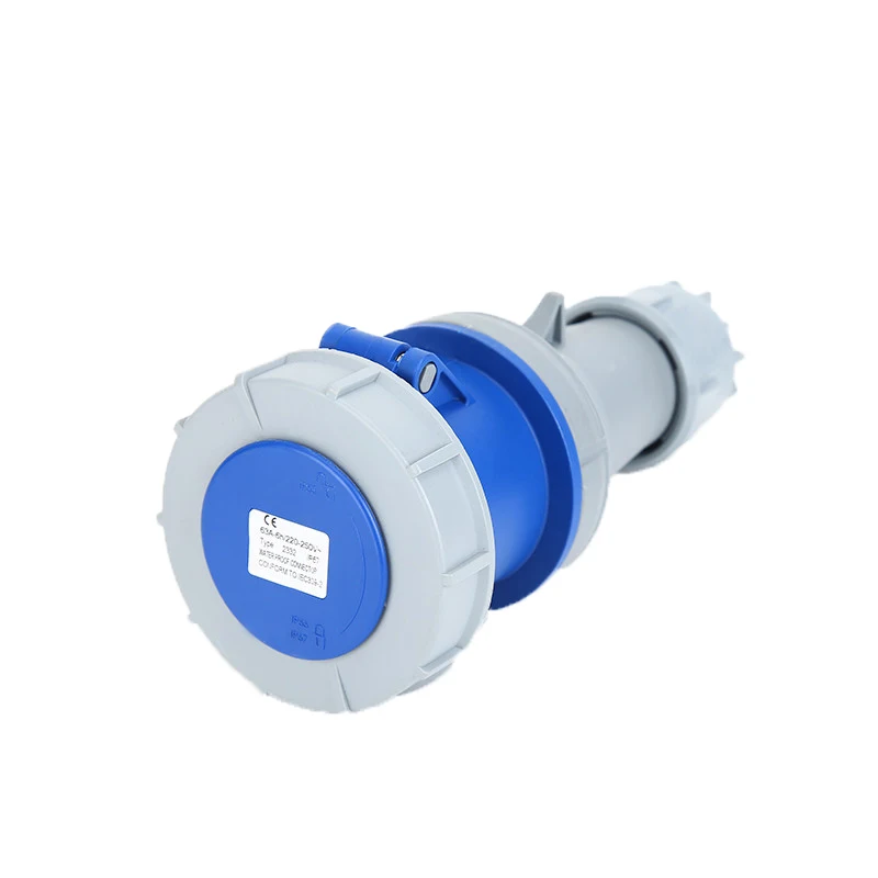 Industrial Plug and Socket 3P/4P/5Pin Electrical Connector 63A 125A IP67waterproof Wall Mounted Socket MALE FEMALE 220V 380V
