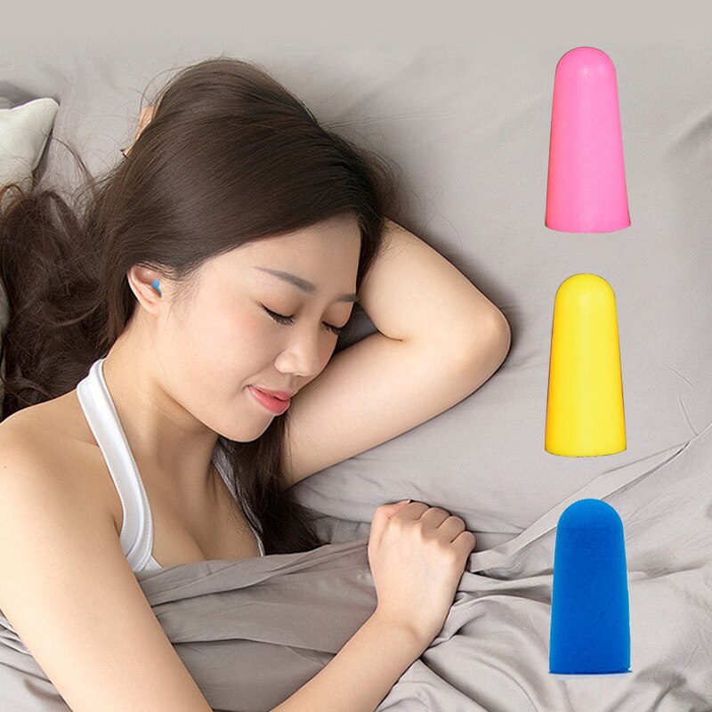 Earplugs Noise Reduction Sleep Foam Plug Canceling Music Anti Reusable For Snoring Earplug Sound Insulation Sleeping Ear Plugs