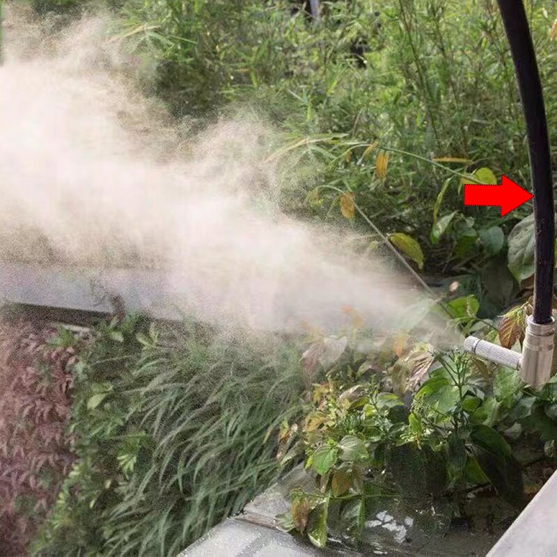 Heman 3/8 ''Hoge Druk Pe Buis Buitenste Dia.9.52mm Voor Verneveling Cooling Systeem Tuin Irrigatie Pijp 5M/10M